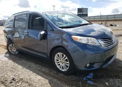 2017 Toyota Sienna из США, поврежденный, VIN 5TDYZ3DCXHS811327